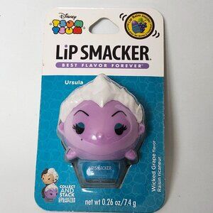 DISNEY The Little Mermaid Ursula Lip Smacker TSUM TSUM Wicked Grape Flavor BNIP